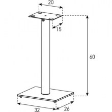 Stojan pod reproduktory 100B/W